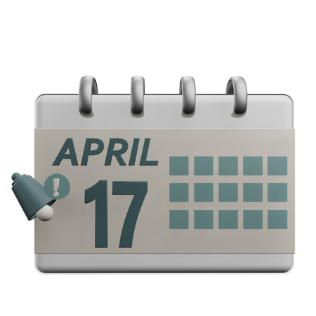17 april  3D Icon