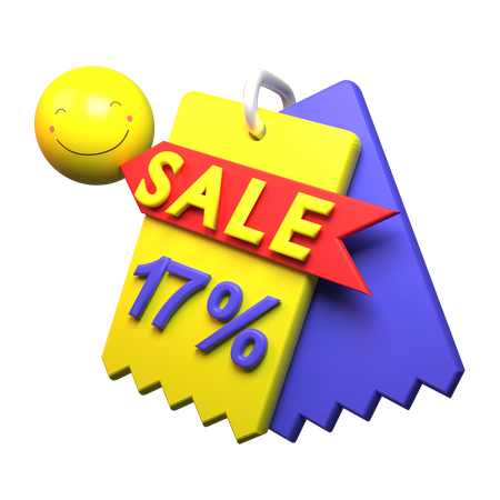 17% Discount  3D Icon