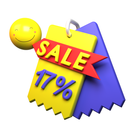 17% Discount  3D Icon