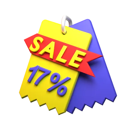 17% Discount  3D Icon