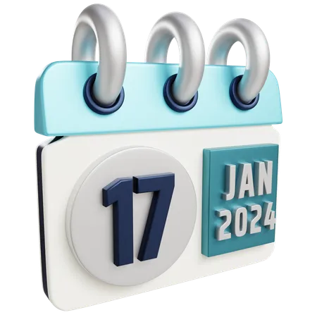 17 de enero de 2024  3D Icon