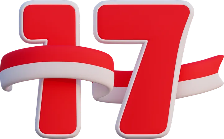 17 Letter  3D Icon