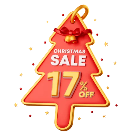 17 Percentage Special Offer  3D Icon