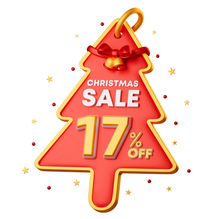 17 Percentage Special Offer  3D Icon