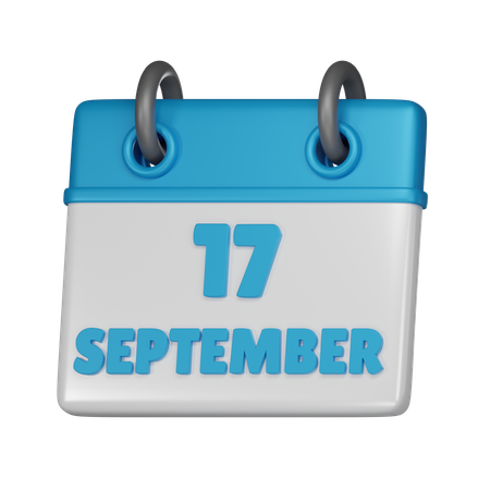 17 septembre  3D Icon