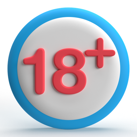 18 플러스  3D Icon