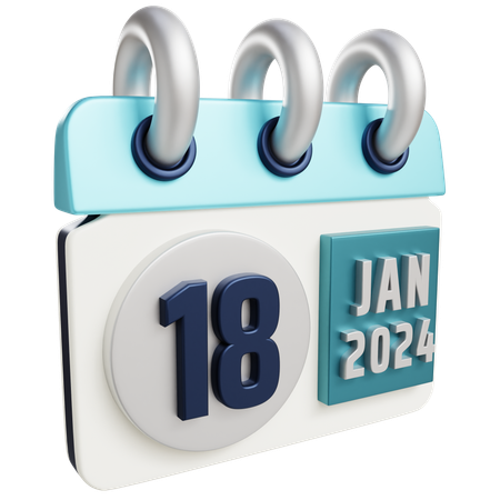 18 de enero de 2024  3D Icon