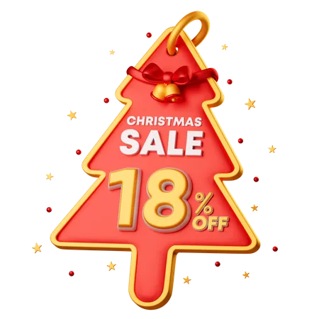 18 Percentage Special Offer  3D Icon