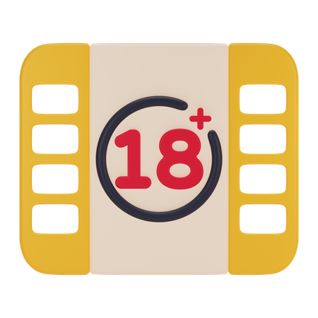 18 Plus Movie  3D Icon