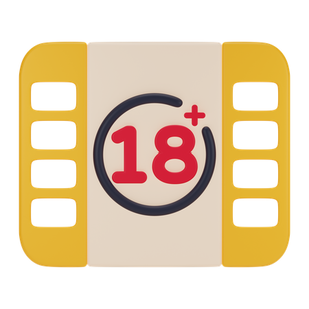 18 Plus Movie  3D Icon