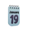 19 January Calender