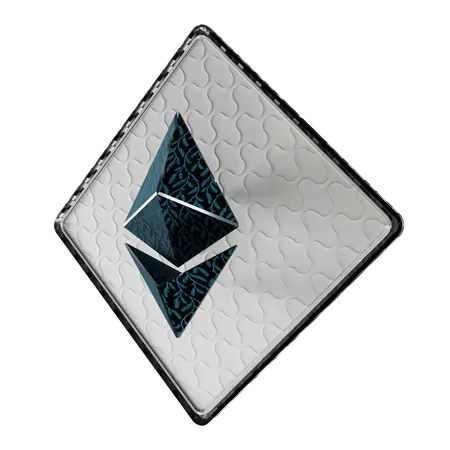 19th Century French Patterns Ethereum  3D Illustration