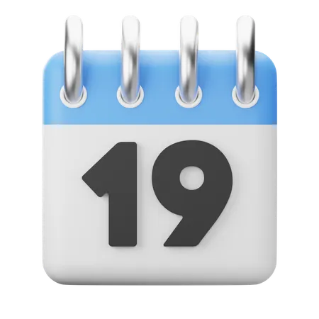 19th-Nineteenth  3D Icon