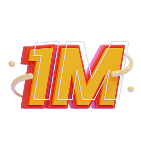 1m  3D Icon