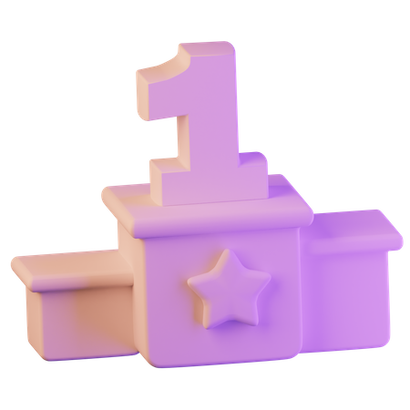 1st Place Ladder  3D Icon