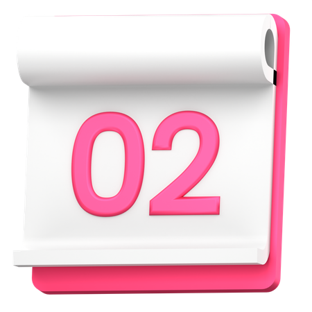 날짜 2  3D Icon