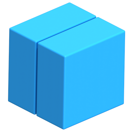 2 Cubes  3D Icon