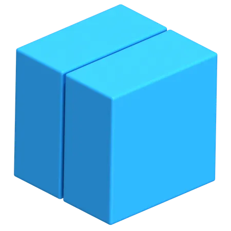 2 Cubes  3D Icon