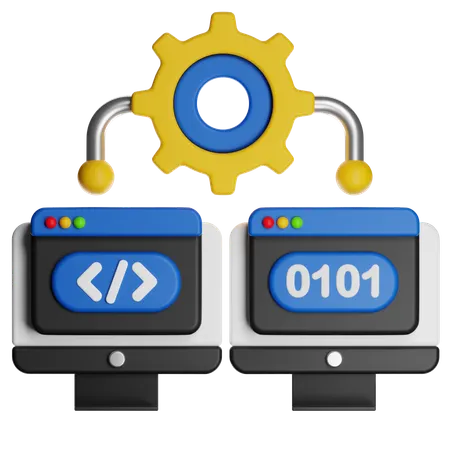 2 D Software Development  3D Icon