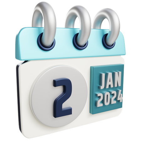 2 de enero de 2024  3D Icon