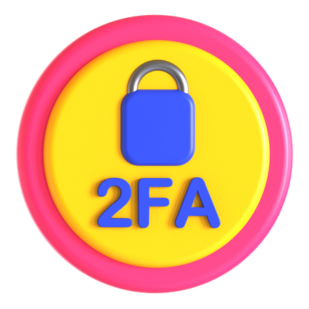 2 Fa Seguridad  3D Icon