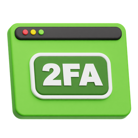 2 Fa Website  3D Icon