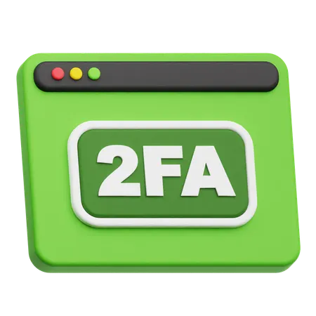 2 Fa Website  3D Icon