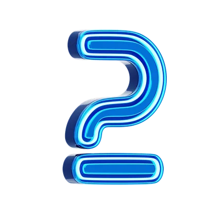 2 numero  3D Icon