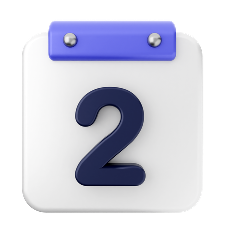 2° Calendario  3D Icon