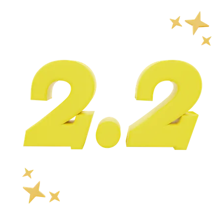 2 Point 2  3D Icon