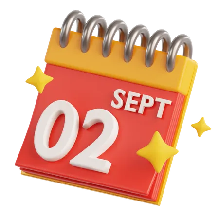 2 septembre  3D Icon