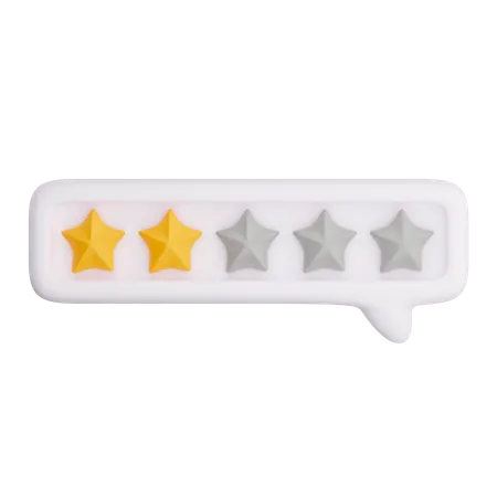 3 D Bubble Rating For Satisfaction 3 D 5 Star For Quality Customer Rating Feedback Concept From Client Employee Product Review 3 D 5 Star Vector Render 3D Icon