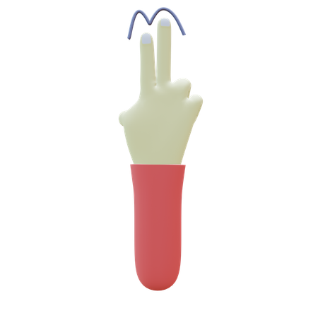 2 X Tap Finger Gesture  3D Icon