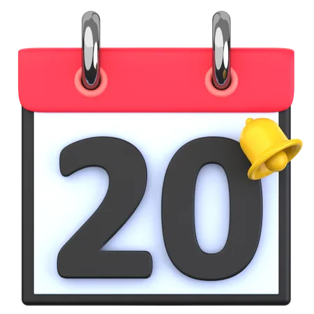 20 data  3D Icon