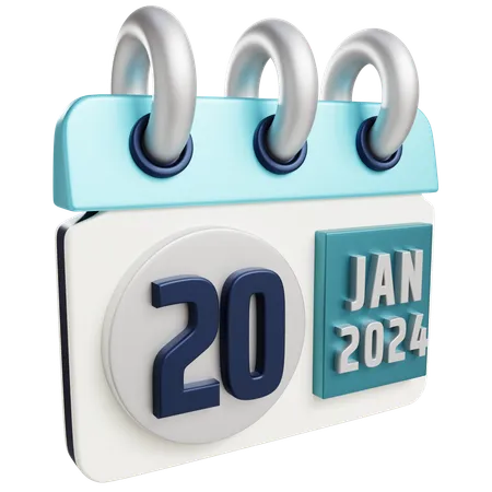 20 de janeiro de 2024  3D Icon