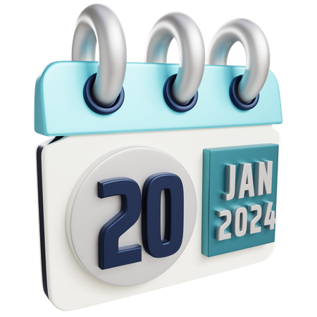 20 de enero de 2024  3D Icon