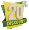 20 Percent Discount