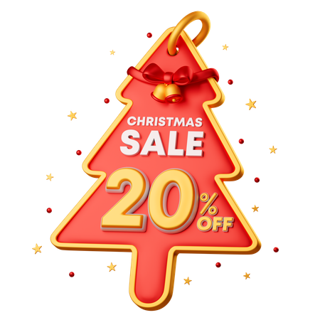 20 Percentage Special Offer  3D Icon