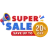 20 Prozent Super Sale