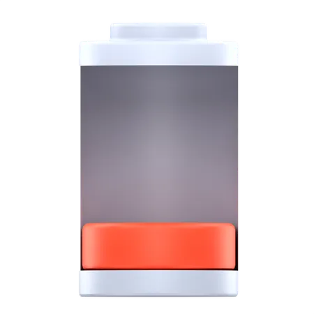 20% status battery  3D Icon