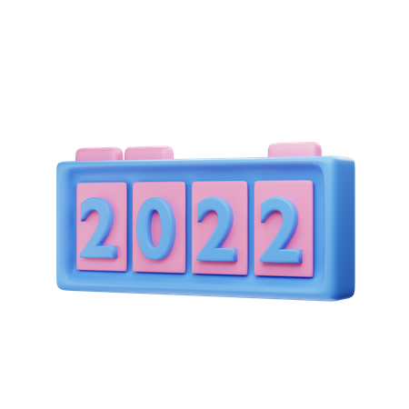 2022  3D Icon