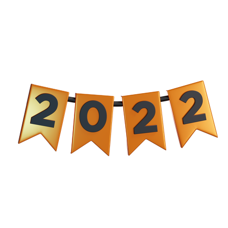 Bandera 2022  3D Illustration