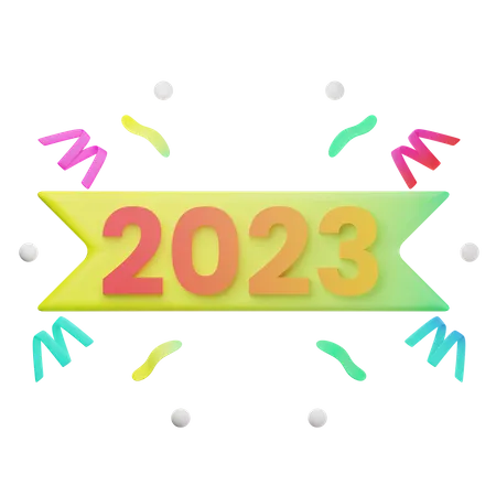 2023  3D Icon