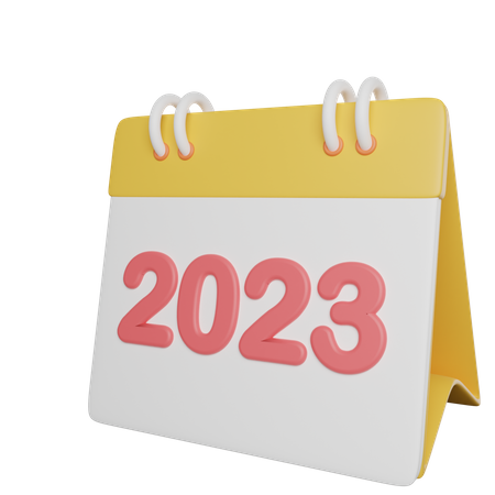 2023 Calendar  3D Icon