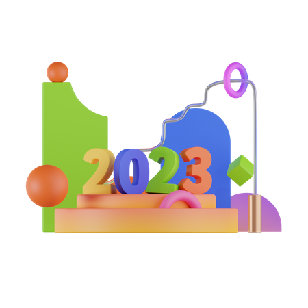 2023 Podium  3D Icon