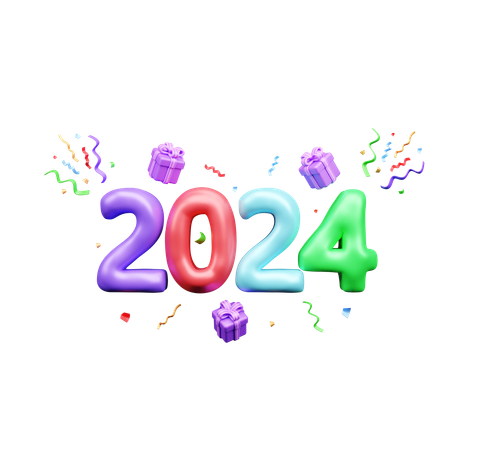 2024  3D Icon