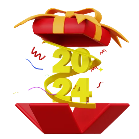 2024 Gift  3D Icon