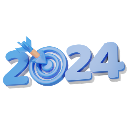 2024 Targets  3D Icon