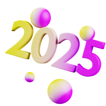 2025  3D Icon