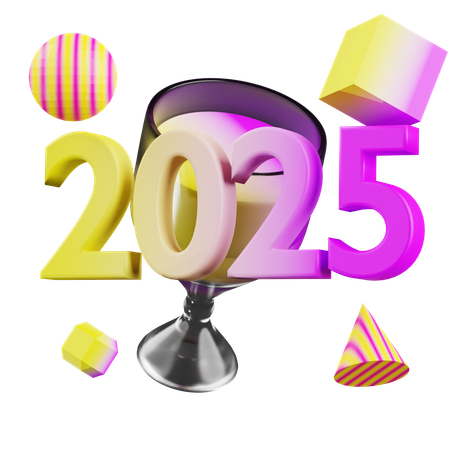 Bebida 2025  3D Icon